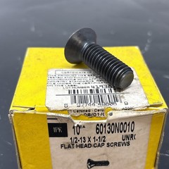 holo krome 60130N0010 1/2-13X 1-1/2 flat head cap screws qty.10