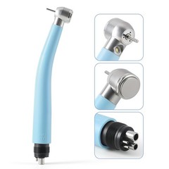 USA Dental LED E-generator High Speed Handpiece 3 Way Spray Push Button 2/4Holes