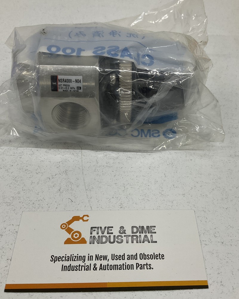 SMC NSR4000-N04 Non-Relieving Stainless Steel Clear Air Regulator Valve