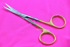 Premium GERMAN Supercut TC Iris Scissors 4.5″Curved Surgical Dental Instruments