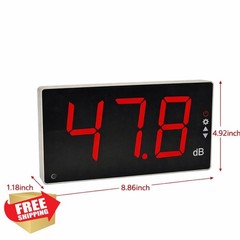 HOJILA Wall Sound Level Meter 30-130dB Digital Decibel