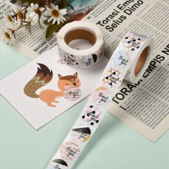 Thank You Saying Sticker Labels 500 each per roll Great for Orders Crafts