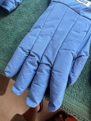 NATIONAL SAFETY APPAREL Cryogen Safety Gloves, 17 inches, #2AEZ4, to -300°F, Med