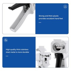 4:1/10:1 50ML Ratio Dispensing Gun kit Dental Impression Mixing Dispenser Gun