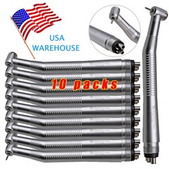 10 Pcs Seasky NSK PANA MAX Style Dental High Speed Turbine Handpiece 4Hole Y1BA4