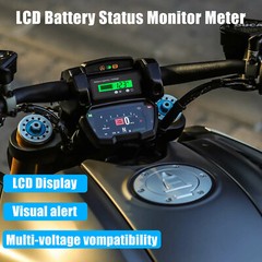 12V/24V/36/48V Battery Status Charge LCD Digital Indicator Monitor Meter Gauge
