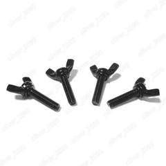 Black 304 Stainless Steel Wing Thumb Screws Bolts M3 M4 M5 M6 M8 M10