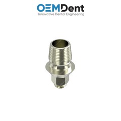 x10 Titanium Ti-Base Anti-Rotation SP Ø4.3mm MIS® Compatible Int Hex 2.45mm