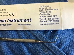 Dental Instrument Explorer DG 16 Made in England 1st Choice New Stainless-Steel