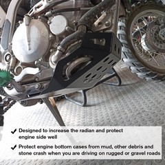 CHIFUN Skid Plate Compatible with Kawasaki KLX 300, KLX 300R KLX300SM KLX