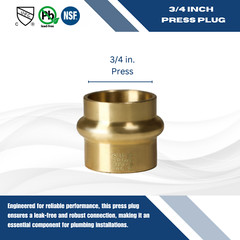 XFITTING 10 Pack 3/4″ Press Plug