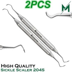 Sickle Scaler 204S Dental Hand Instruments Pro Periodontal Pick Hygiene Tool