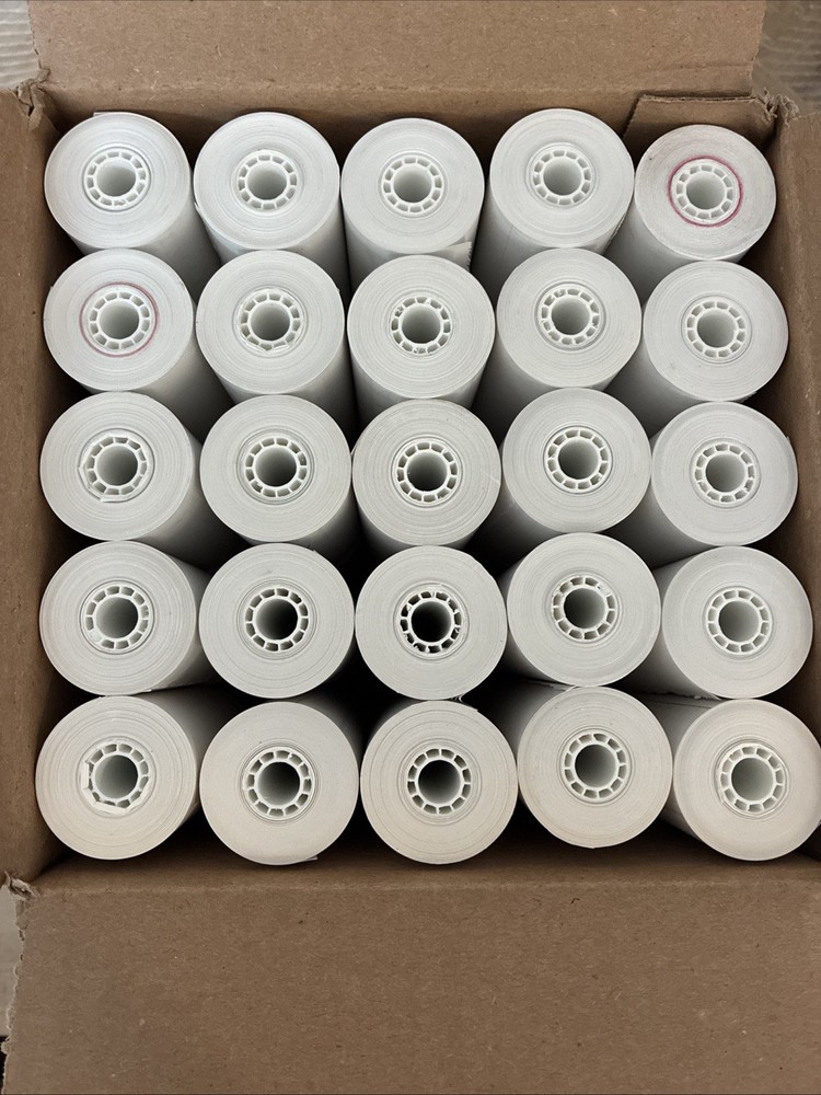 3-1/8″ x 47’ Thermal Receipt Paper Rolls 50 Rolls
