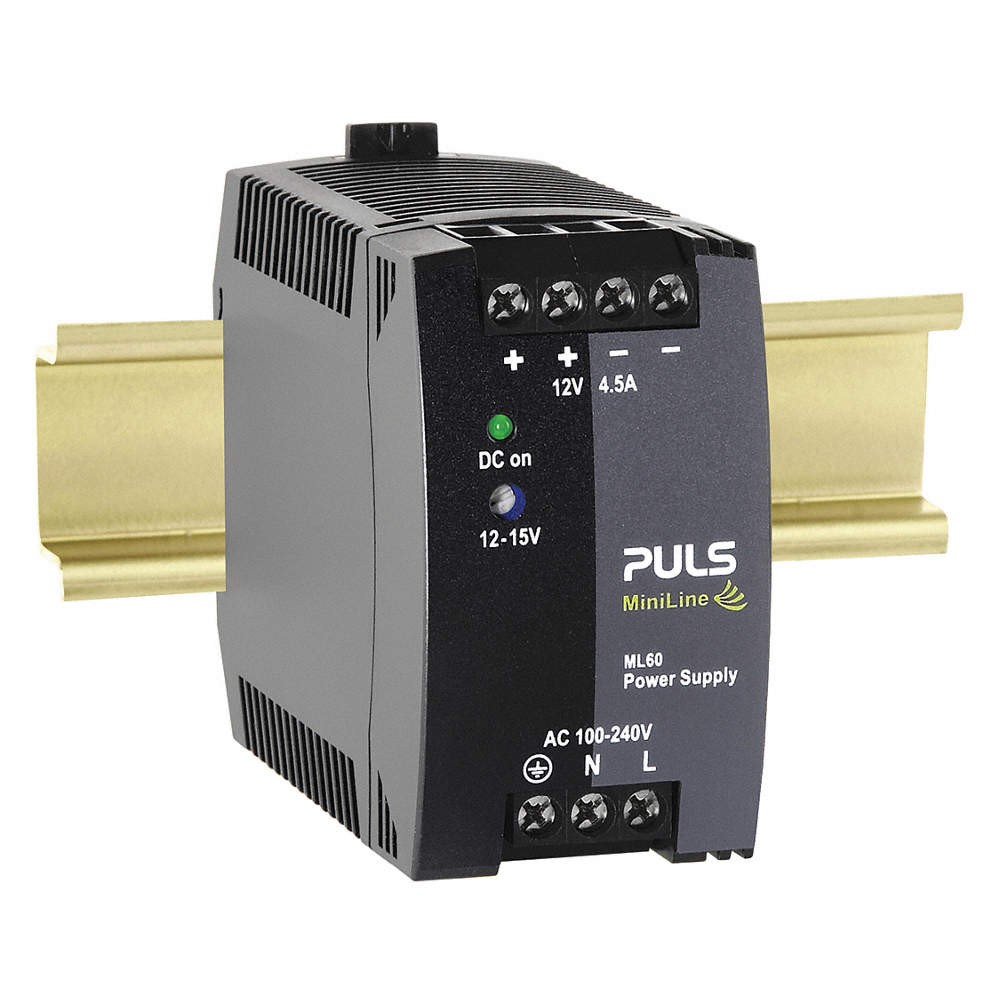 PULS ML60.121 DC Power Supply,Plastic,12 to 15VDC,54W 45ET74