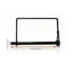 4 Pack 1/4 x 4 Inch Trailer Hitch Pin Black Heavy Duty Steel Size: 1/4×4 inch