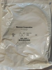 New MENCOM MIN-3MR-1 / MIN3MR1, MIN Size I, Receptacle, 3 Pole, Male Straight,