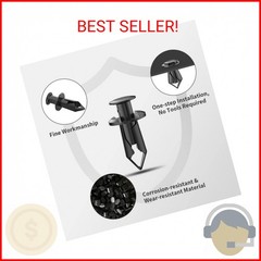 Alpha Rider 100pcs 8mm Fender ATV Push Retainer Clips Fastener for Honda Suzuki