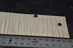 Flame Maple Raw Wood Veneer Sheet 5 x 41 inches 1/42nd BLEMISHED 35137-82