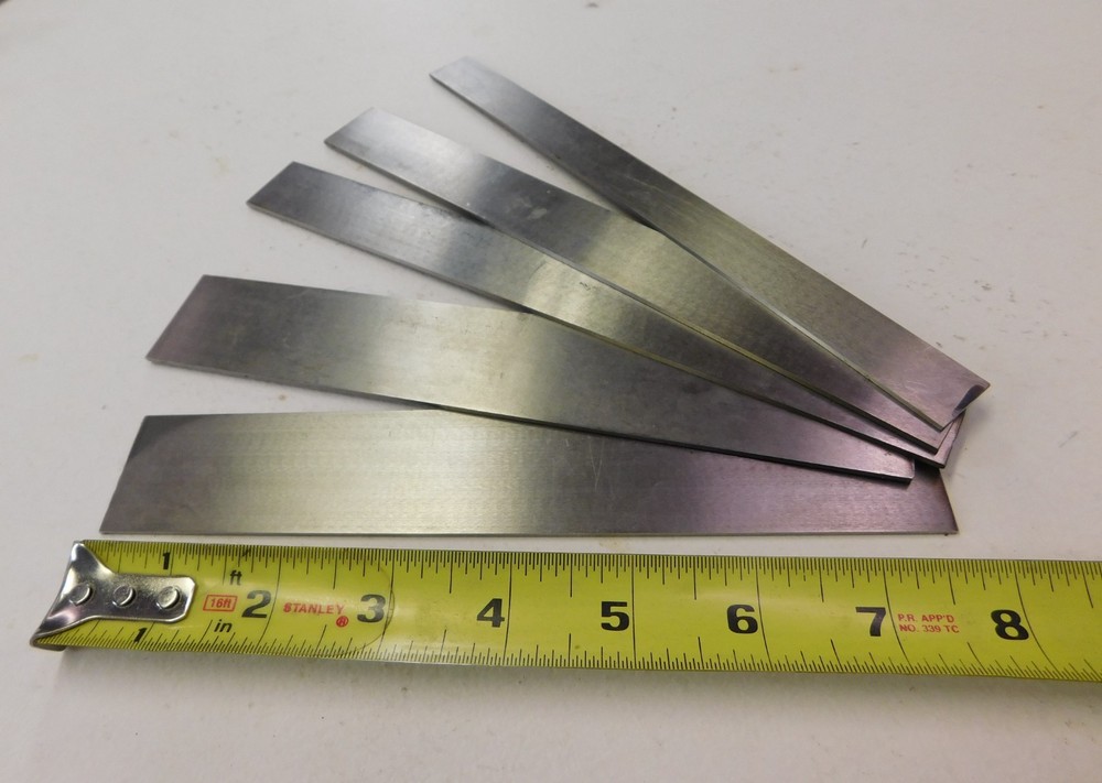 5 Machinist Tool Bit Blanks. New, Steel. Assorted Lengths over 7″. Lathe Mill Wo