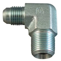 Adaptall 9063-04-04 Adapter, Elbow, 1/4 In., Male Bspt/Male Jic
