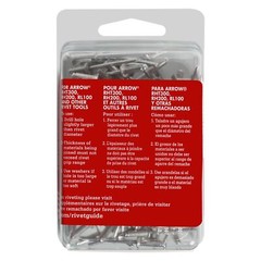 Arrow 1/8 in. D X 1/4 in. Aluminum Rivets Silver 100 pk RMA1/8IP