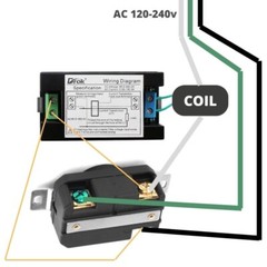 Drok Power Meter NEMA L6-30 (Complete Kit) 200-240v Voltmeter Outlet Box