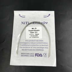 100pcs Dental Orthodontic Super Elastic Niti Arch Wire Round Ovoid/Natural Form