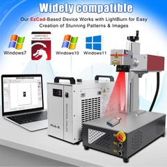 10W UV Laser Marking Machine Engraver Marker For Glass Wood Metal PVC S&A