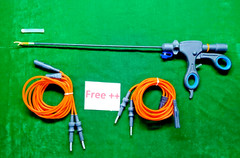 Laparoscopic Bipolar Maryland Gold Jaw with 2pc Cable Free Reusable Instruments