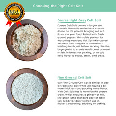 Celtic Salt Light Grey Coarse Celt Salt by Natures Pantry 82+ Minerals Non-Gmo