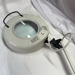LTS E78751 Articulating Illuminated Magnifier, 120V 22W Lamp Desk Mount Light