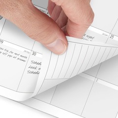 2026 Planner Refill Monthly 5.5×8.5 Inch Loose Leaf Unruled Desk Inserts