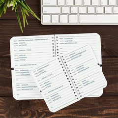 Compact Password Organizer Set: 120 Pages Each in Stylish 5×7 & 3.5×5.25 Sizes