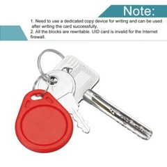 50/100/200x RFID Key Fobs UID 13.56MHz Rewritable Proximity IC Smart Token Tag