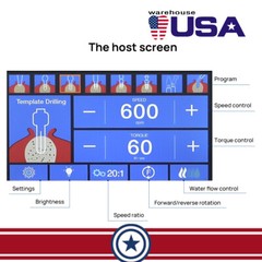 Dental Implant Motor Surgical System LED Screen/Implant Osseointegration Monitor