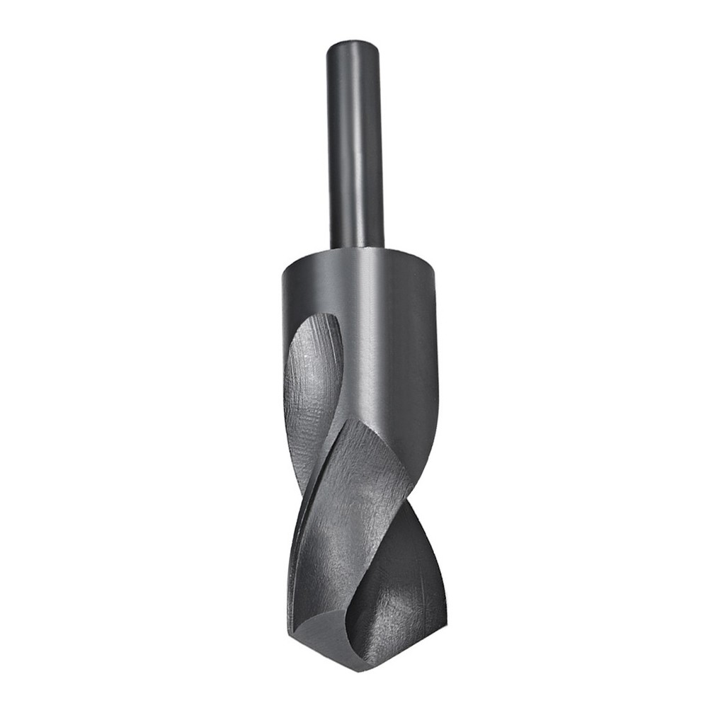 35mm HSS 6542 Short Shank Drill Bit with 1/2 Inch Straight Shank Black Oxide