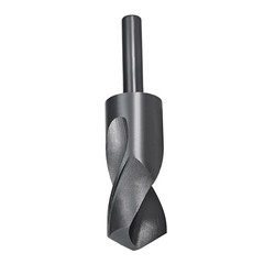 35mm HSS 6542 Short Shank Drill Bit with 1/2 Inch Straight Shank Black Oxide