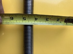1” Stainless Steel 316 Threaded Rod Coarse Thread ATR 18”L x 1”W T316