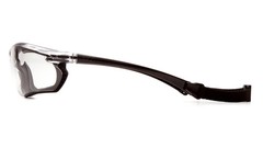 Pyramex Crossovr Safety Glass, Anti-Fog Lens w/ Rubber Gasket and Strap