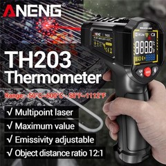 Infrared Laser Thermometer Gun No-Contact Digital Temperature Measurement Tester
