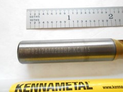 NEW KENNAMETAL 8XD 10.20MM CUT DIA. X 94MM FL X 141MM L CARBIDE COOL THRU DRILL