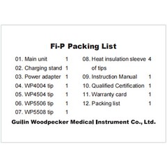 Woodpecker Fi-P Endo Obturation System Cordless Dental Gutta Percha Heated Pen