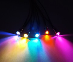 3mm Ultra Bright Pre-Wired LEDs 5mm Panel Mount Indicator 3V 6V 9V 12V 24V~220V