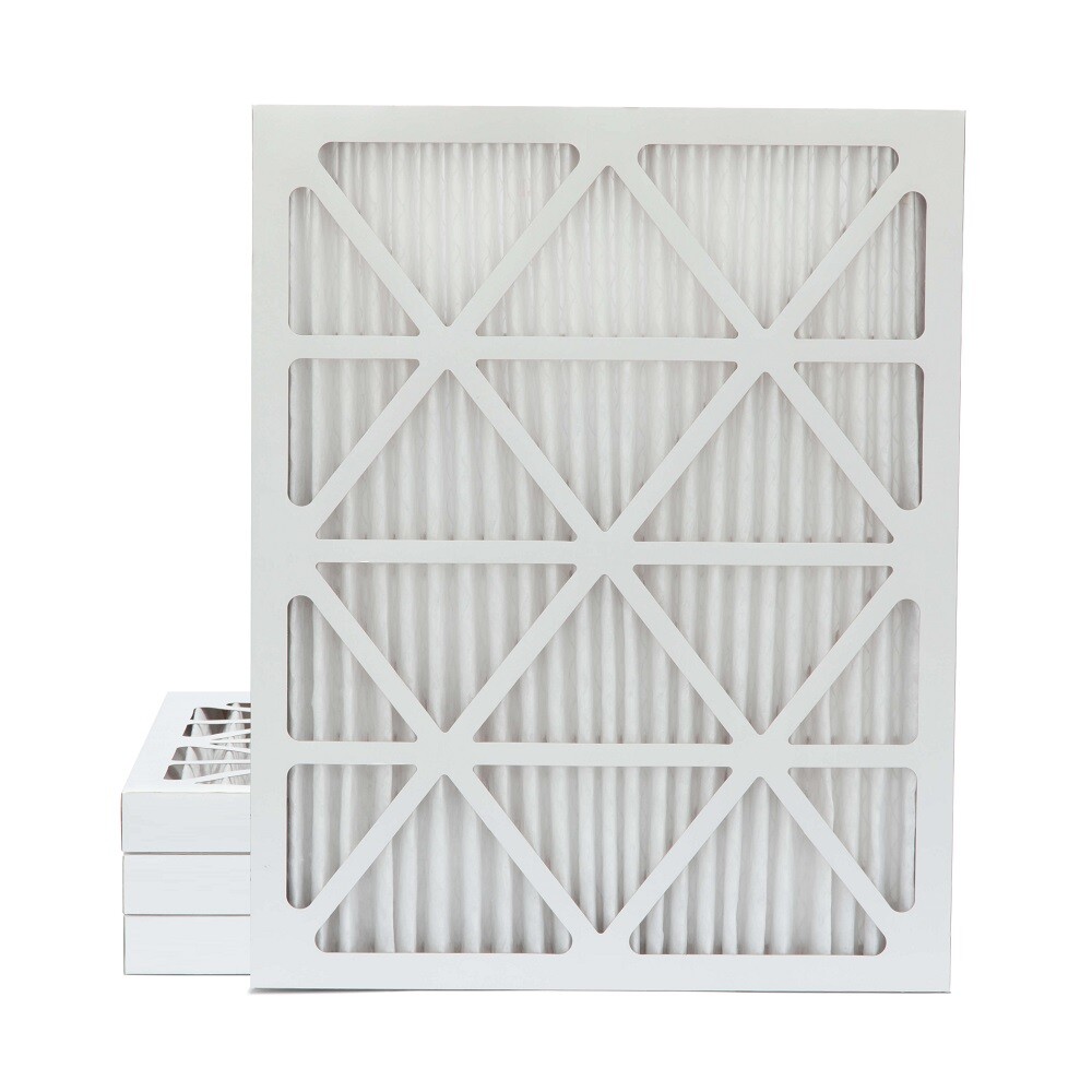 20x25x2 MERV 13 Pleated AC Furnace Air Filters by Glasfloss. 4 Pack
