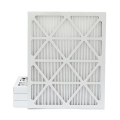 20x25x2 MERV 13 Pleated AC Furnace Air Filters by Glasfloss. 4 Pack