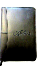 NEW*******JUNIOR PORTFOLIO******* 6 I/2″ X 9″ DARK BROWN****