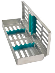 GERMAN DENTAL AUTOCLAVE STERILIZATION CASSETTE RACK BOX TRAY FOR 5 INSTRUMENTS