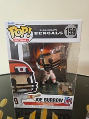 Funko Pop! NFL Joe Burrow #159 Cincinnati Bengals QB – Away Jersey with Case