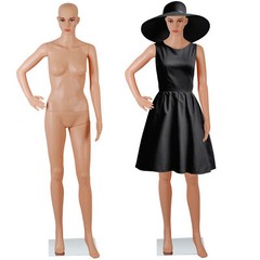 69” Full Body Female Mannequin Dress Form Adjustable Postures for Display