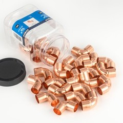 Pro 25 Pack EFIELD 3/4″ C X C 90 Degree Elbow , Copper Solder Fittings, No Lead